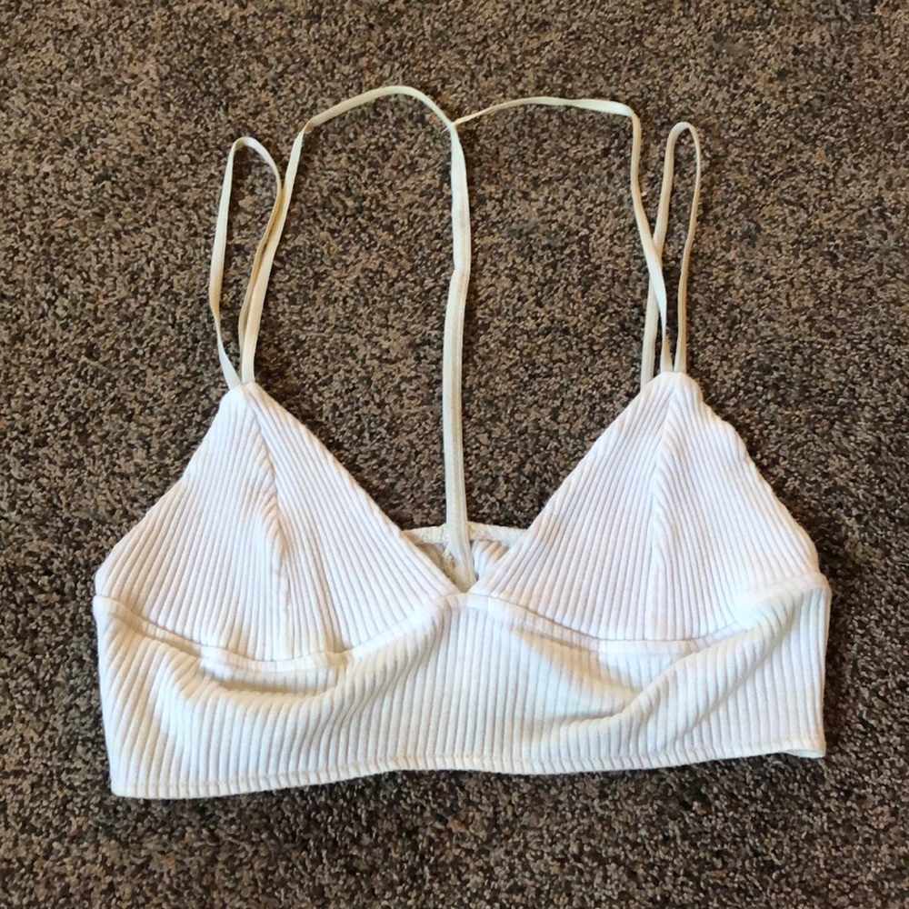 White bralette